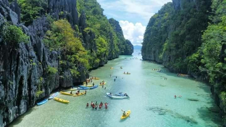 Bucana Kamp Payapa Beachfront El Nido Kültér fotó