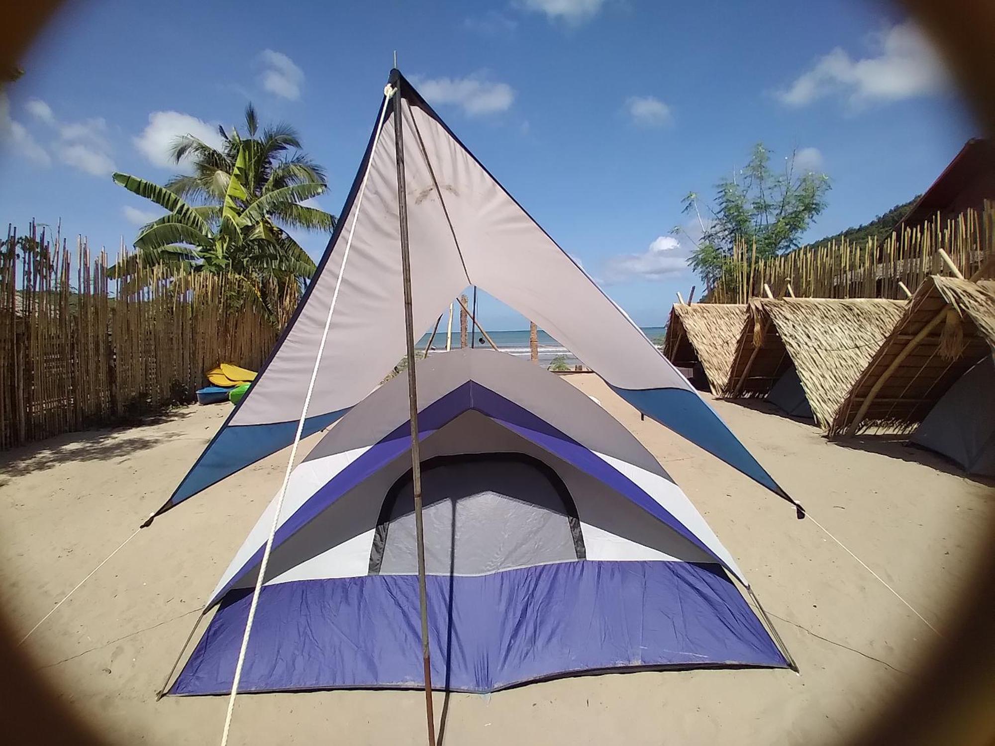 Bucana Kamp Payapa Beachfront El Nido Kültér fotó