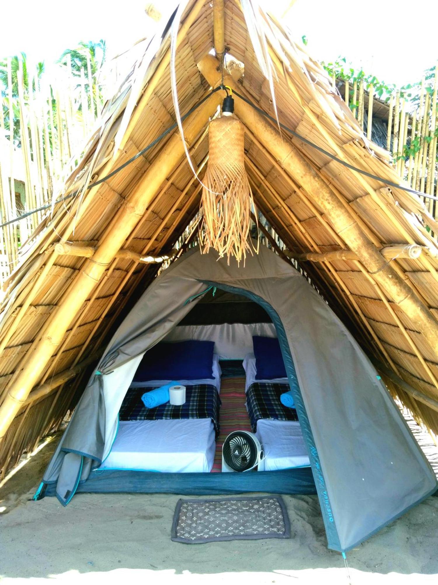 Bucana Kamp Payapa Beachfront El Nido Kültér fotó